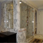 White Marble Shower